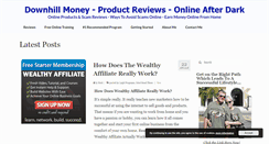 Desktop Screenshot of downhillmoney.com